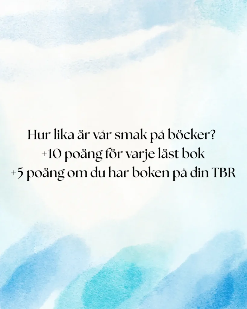Hur lika är vår smak på böcker?