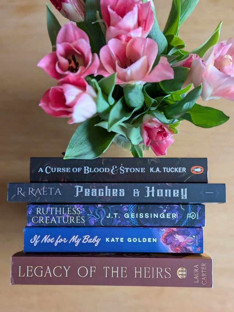SpellTheMonthInBooks – Mina bokval för april