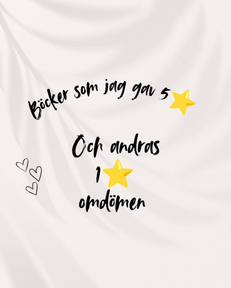 One Star Challenge – mina 5-stjärniga favoritböcker på Goodreads